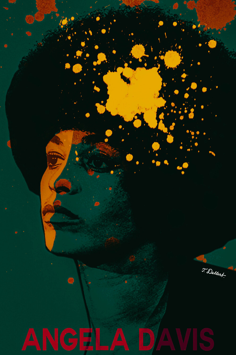 ANGELA DAVIS      political activist Thomas Dellert