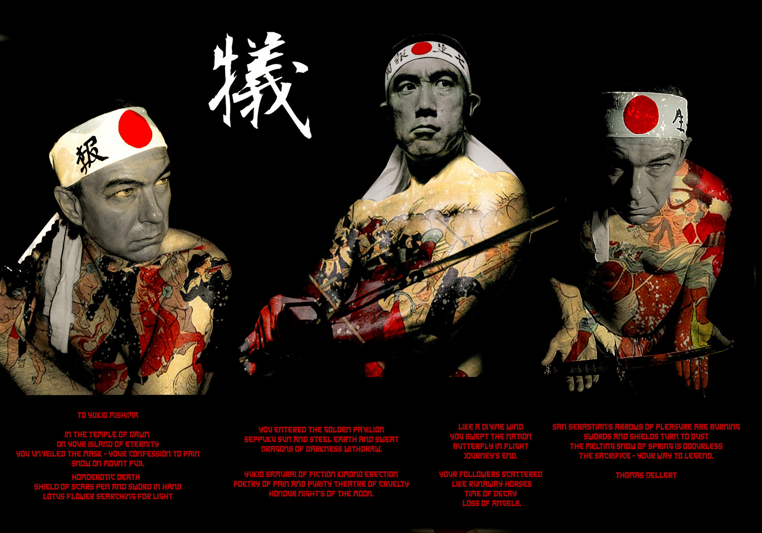 To Yukio Mishima    ( Poem by Thomas Dellert ) Thomas Dellert