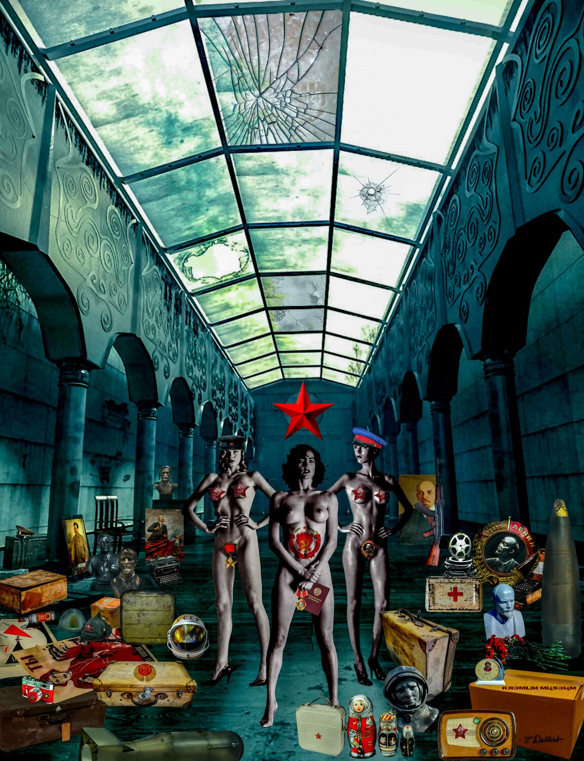 Naked in the Attic of the Soviets Thomas Dellert Fotografie zu verkaufen