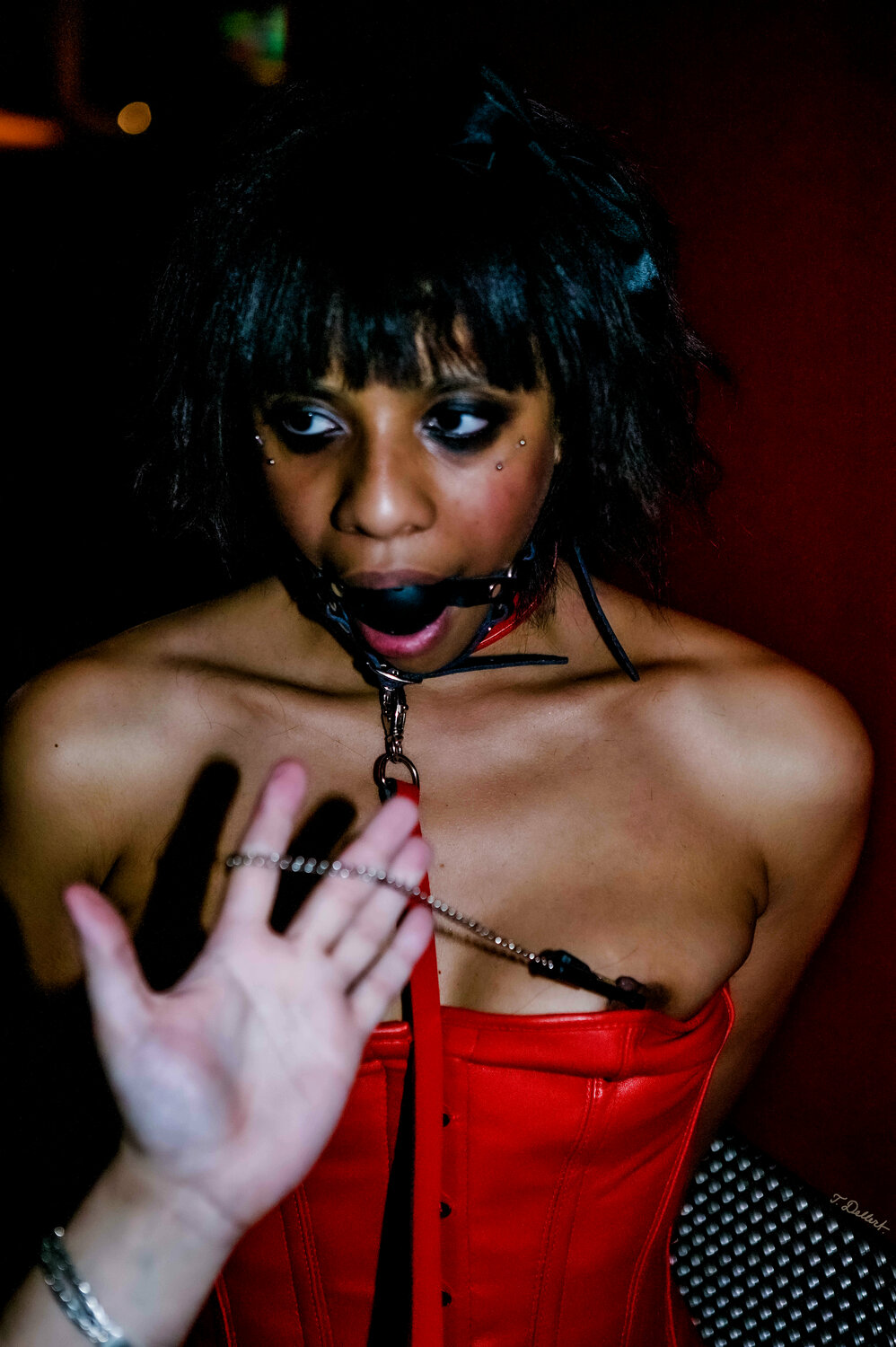 Black Slave Girl in White mans hands by Thomas Dellert (2008) : Photography  Digital on Metal - SINGULART