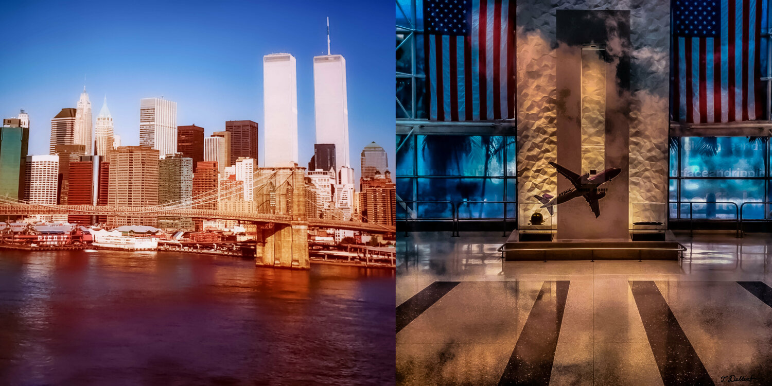 Twin Towers Diptych Memorial  NY Thomas Dellert