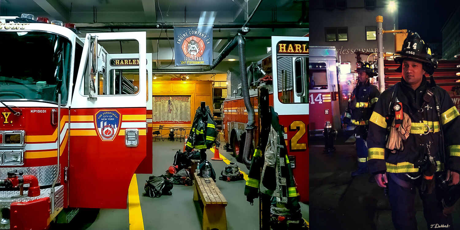 Fire Heros of 9/11 Diptych Thomas Dellert