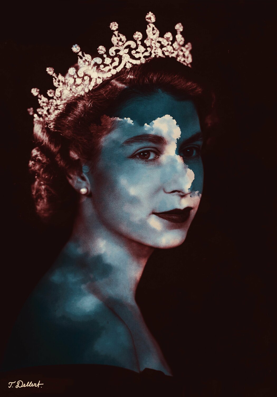 Queen Elizabeth the second.  ( Portrait  seven ) Thomas Dellert