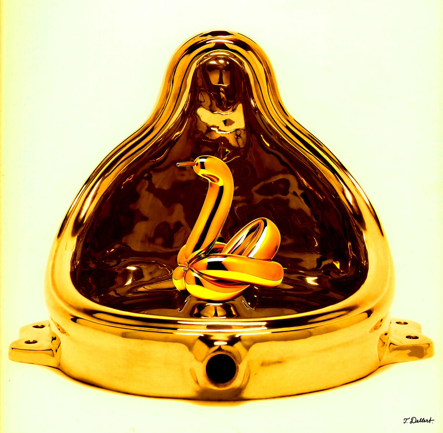 Swan-lake. ( after Marcel Duchamp and Jeff Koons ) Thomas Dellert