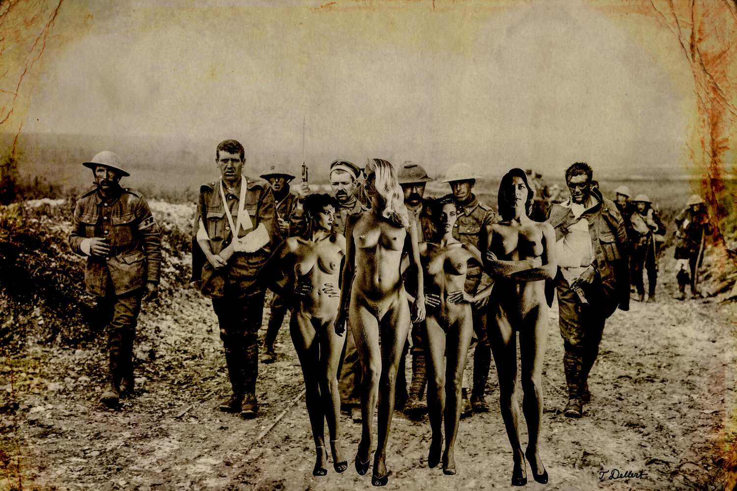 Survival Girls   homage to Helmut Newton Thomas Dellert Fotografie zu verkaufen