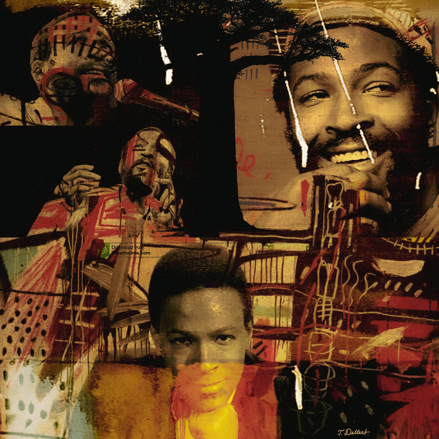 MARWIN GAYE.  the Soul Man 1939-1984 Thomas Dellert Fotografia in vendita