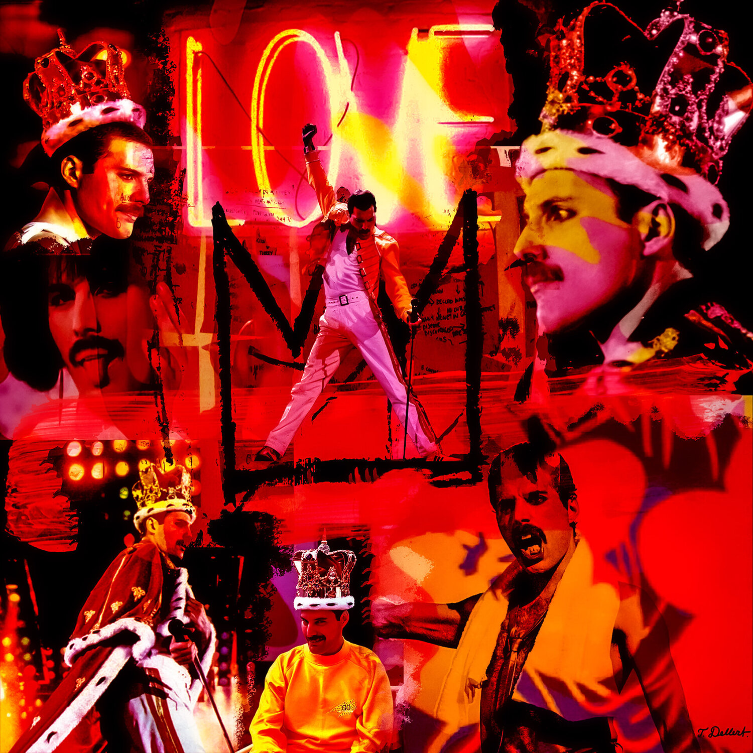 FREDDIE MERCURY  1946-1991 Thomas Dellert