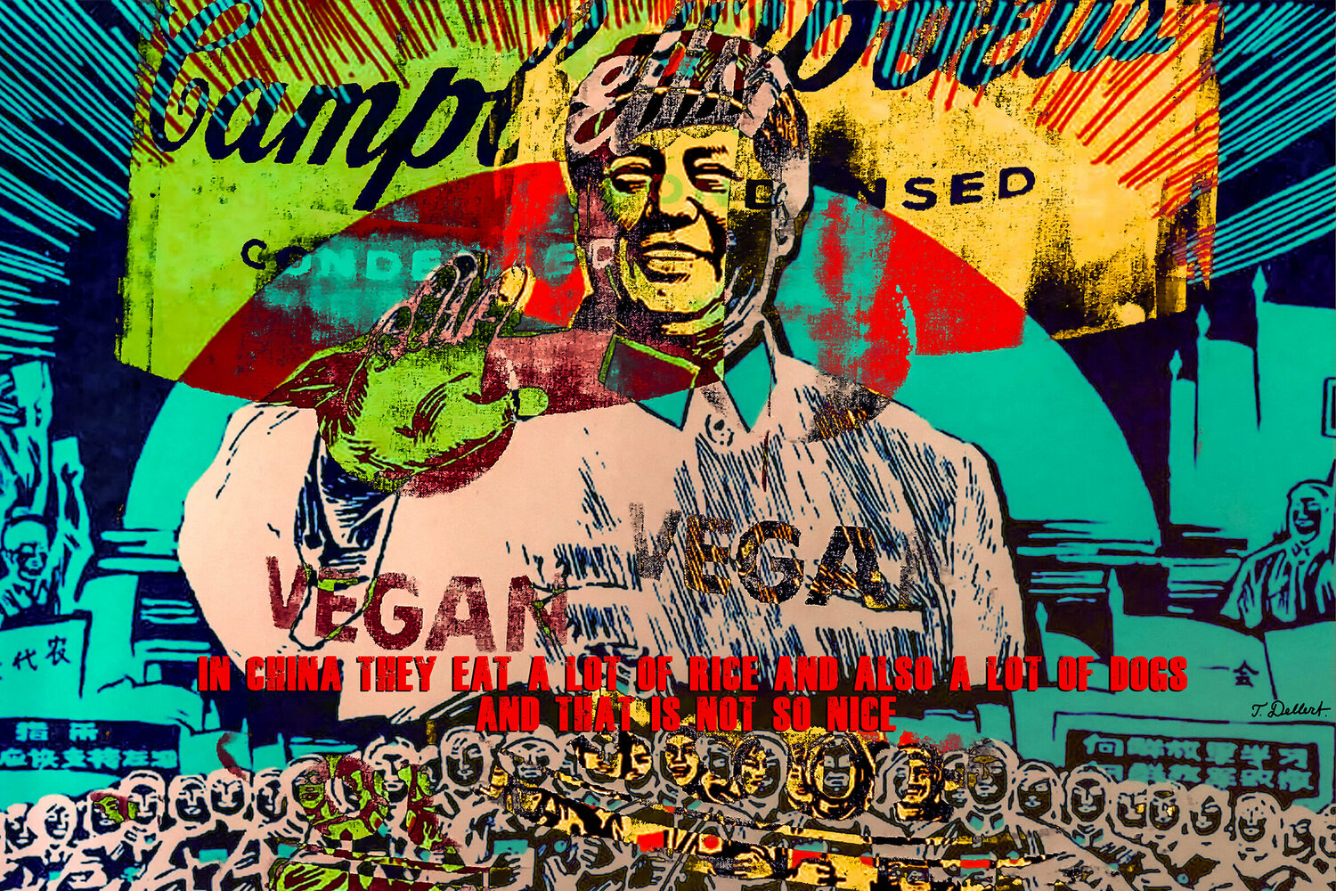 THEY EAT DOGS- DO NOT BUY ANYTHING FROM CHINA Thomas Dellert Druck zu verkaufen
