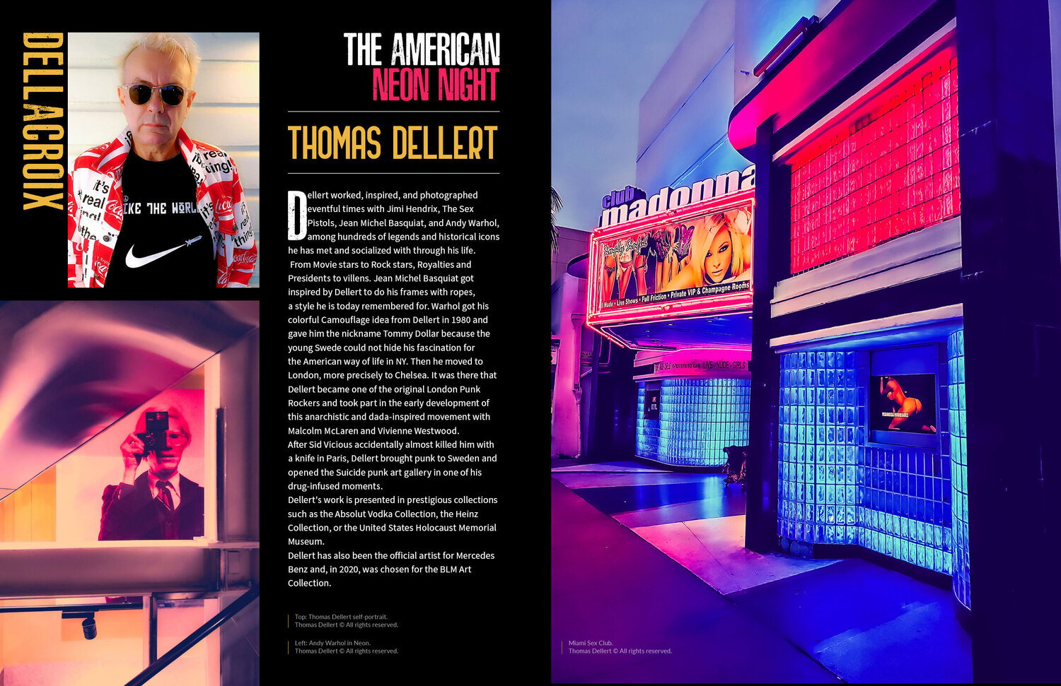 Page from Lens Magazine 2022 Thomas Dellert