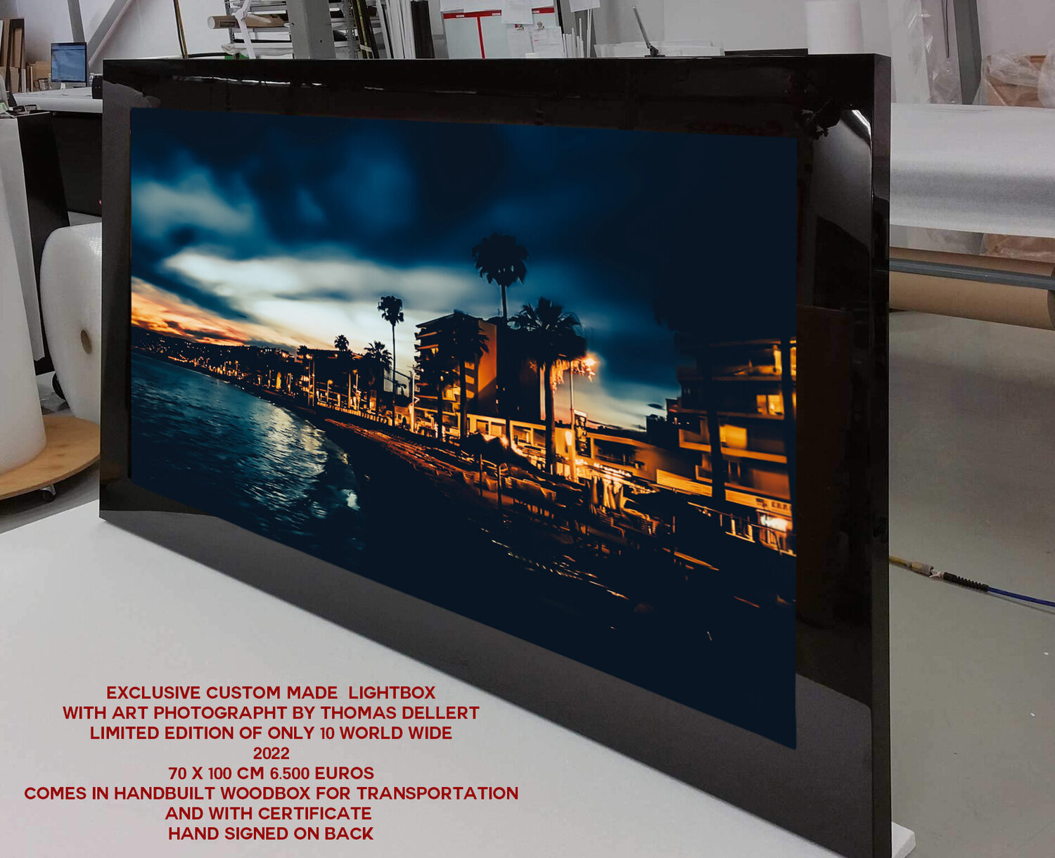 LIGHT BOX by Thomas Dellert Handcrafted in Florence Italy Thomas Dellert