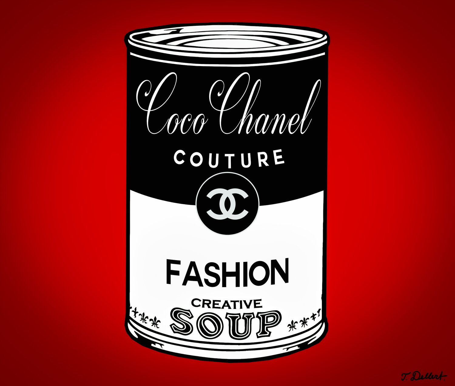 Chanel Fashion Soup Can door Thomas Dellert (2022) Digitaal