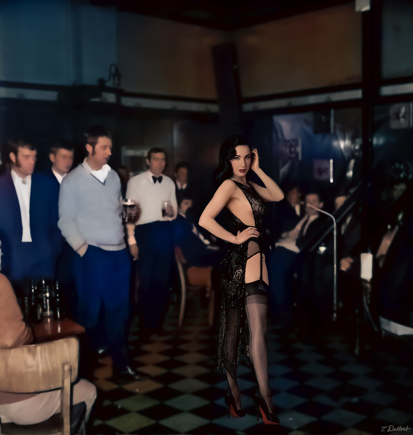 Dita always stands out in any crowd Thomas Dellert