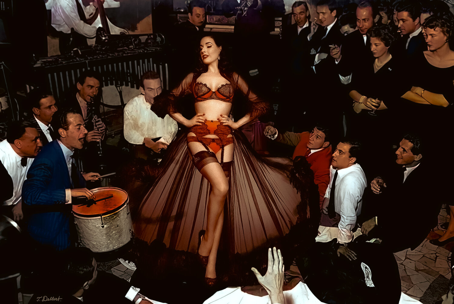 Dita's Strip tease Party 1963 Thomas Dellert