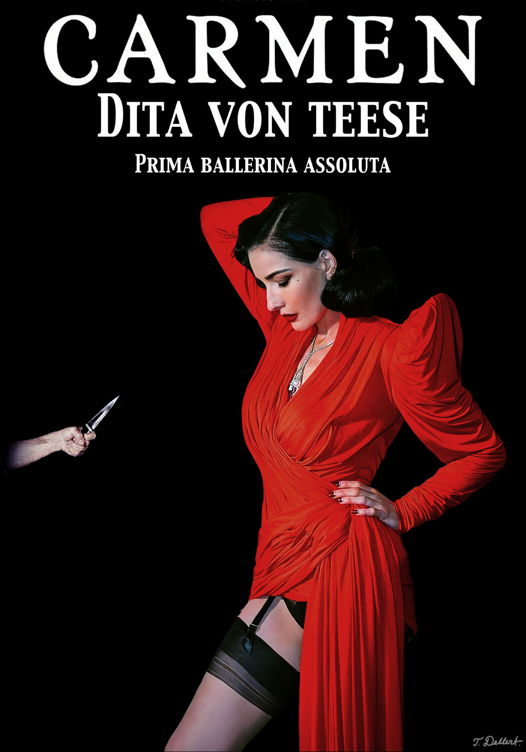 CARMAN  with Dita von Teese  Prima Ballerina Thomas Dellert
