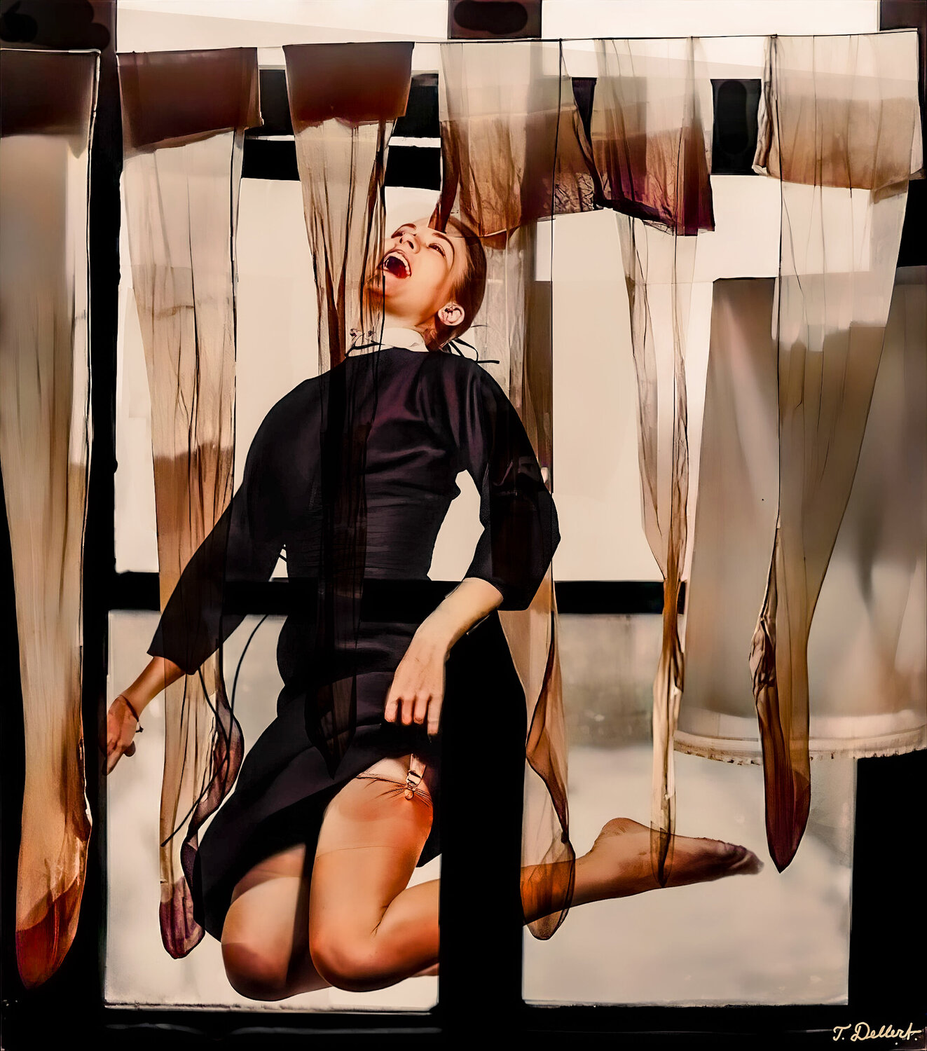 " Princess " Grace Kelly  a true  happy nylon stocking lover Thomas Dellert Fotografie zu verkaufen