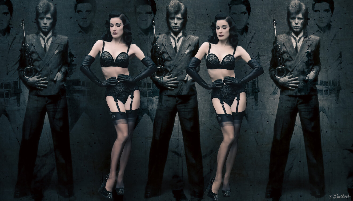 Dita Bowie Elvis and Warhol Thomas Dellert