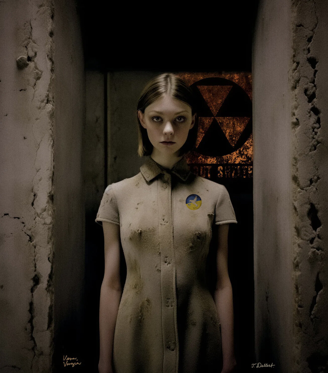 Bunker Girl Ukraine . Thomas Dellert