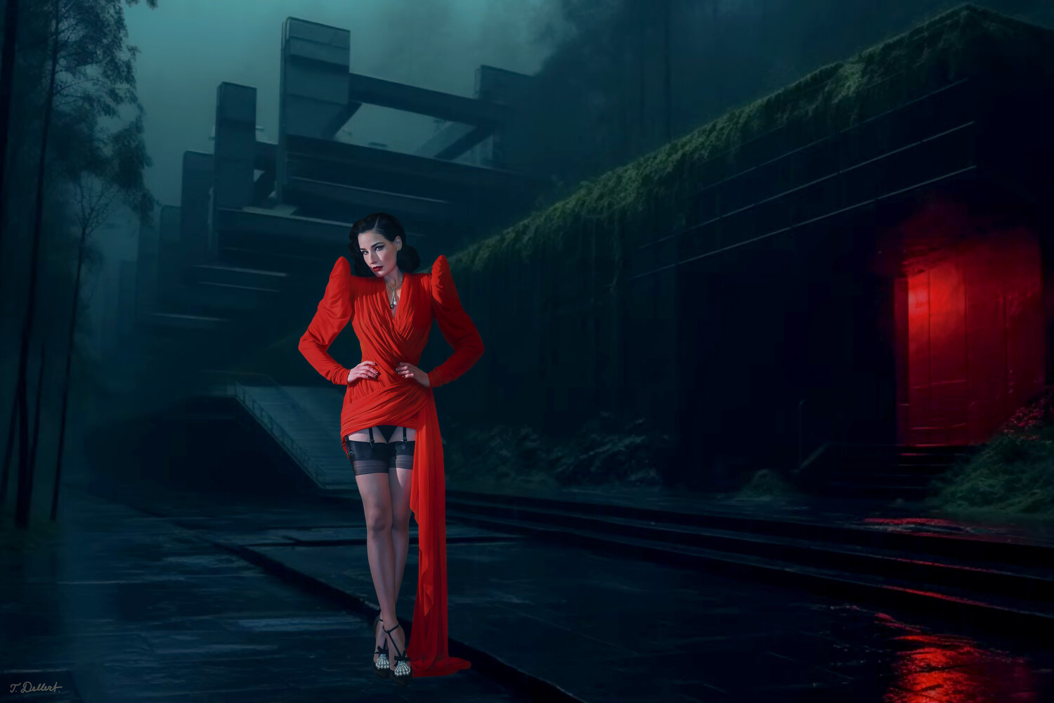 Dita in Red Light Thomas Dellert