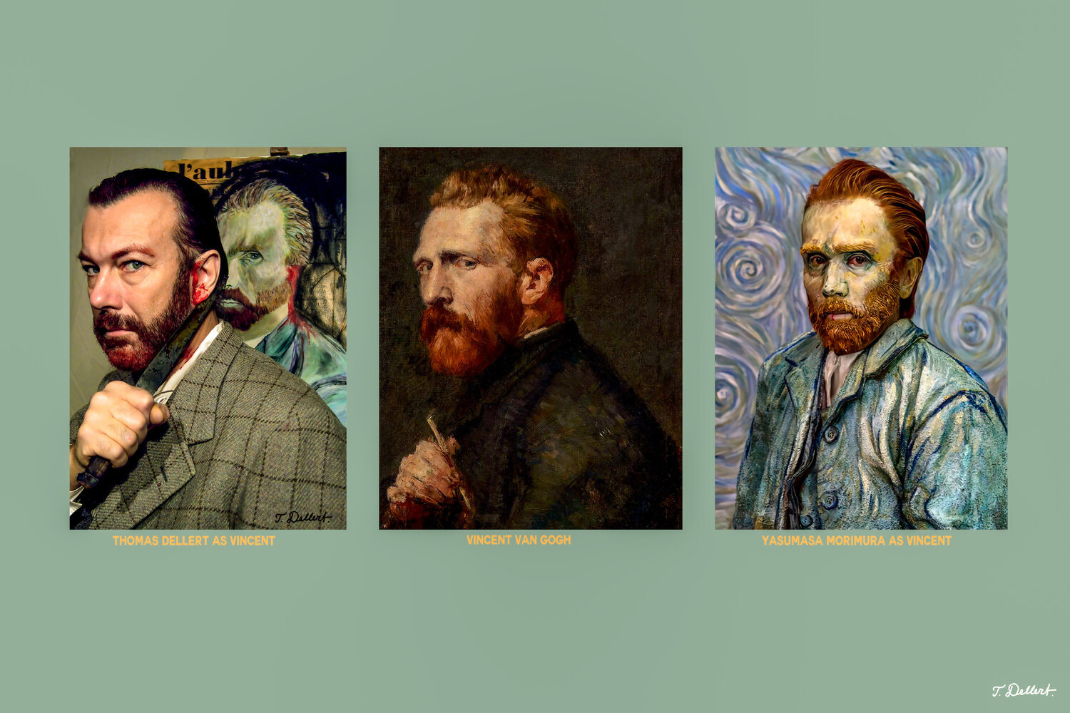 Vincent Van Gogh 3 times Thomas Dellert