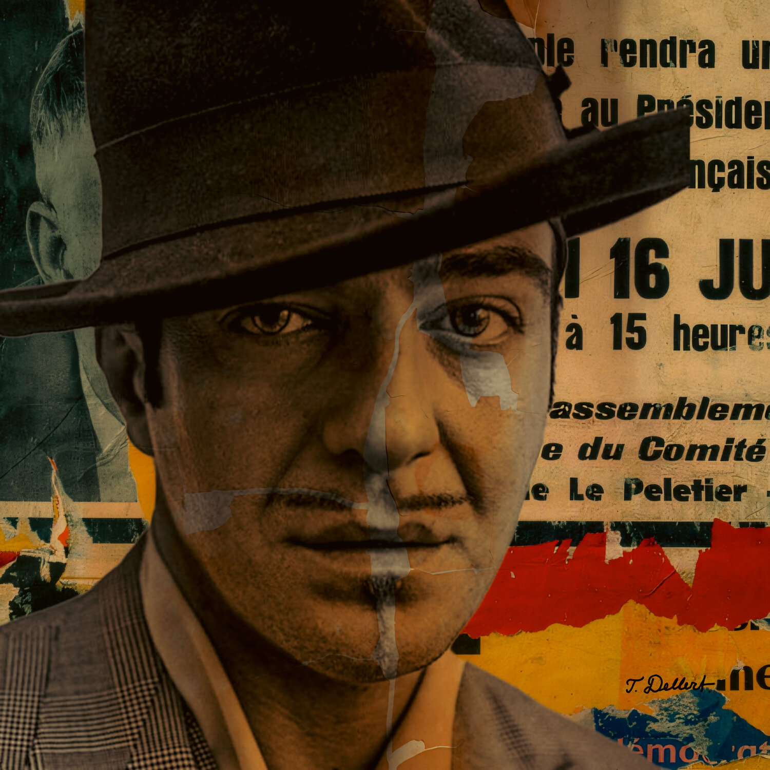 Portrait of John Galliano in Paris Thomas Dellert Druck zu verkaufen