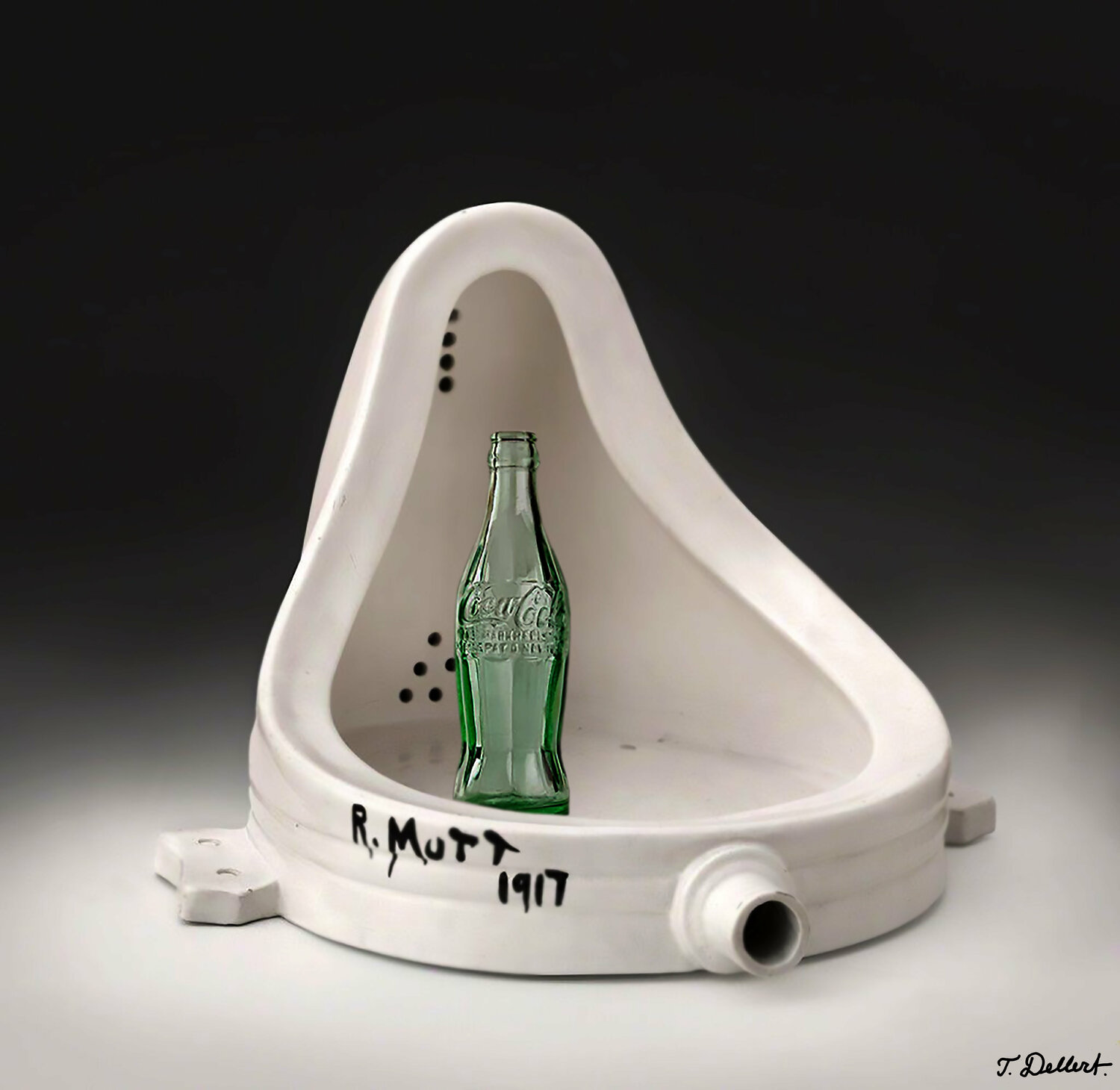 COCA COLA IS  OUR  ART CULTURE.  after Marcel du Champ Thomas Dellert