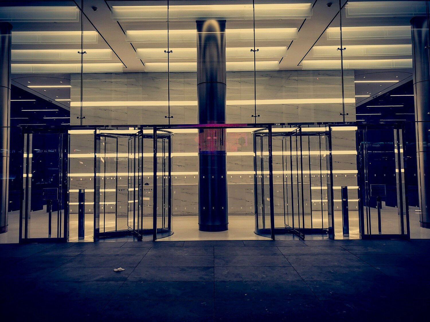 Entrance Manhattan NY Thomas Dellert