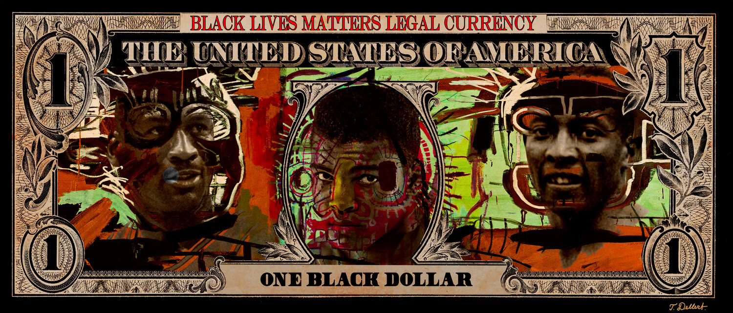 BLACK SPORT HERO DOLLAR.  ( Jordan- Ali -Owens ) Thomas Dellert Fotografie zu verkaufen