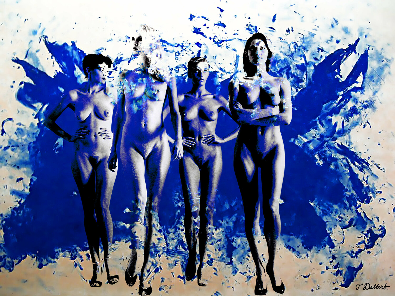 IKB Blue Girls Thomas Dellert