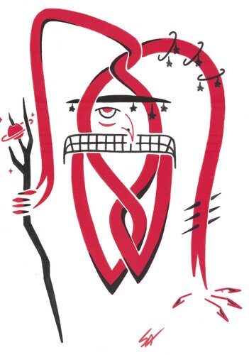 Il confuso par Marco Saba, Dessin en vente sur Singulart