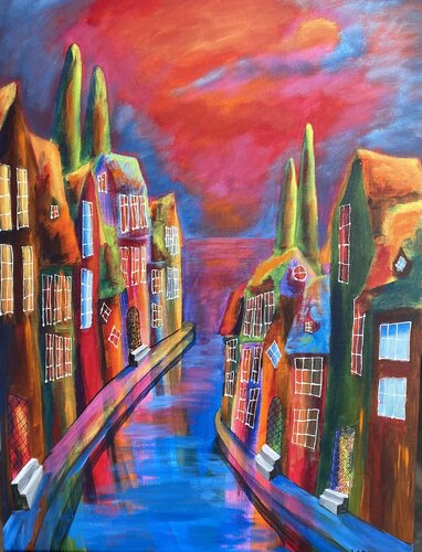 Evening Mood von Jette Ladefoged Madsen, Malerei kaufen auf Singulart