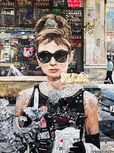 Audrey di Alina Pivnenko, Altri media in vendita su Singulart