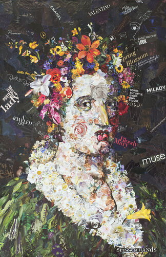 Primavera (Spring) after Giuseppe Arcimboldo de Alina Pivnenko, Otros medios a la venta en Singulart