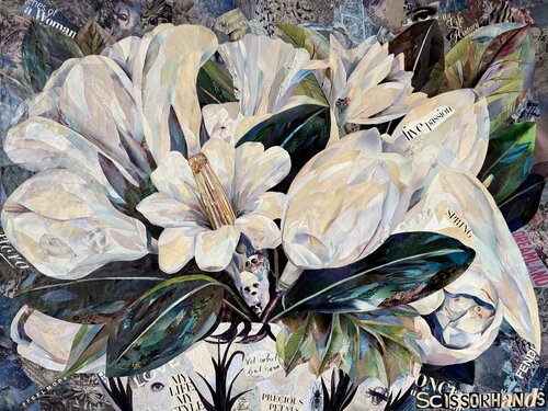Magnolias after Frida par Alina Pivnenko, Autres supports en vente sur Singulart