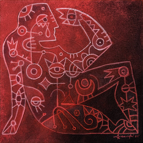 CIHUATL (woman in nahuatl). von Rich Arnauda, Malerei kaufen auf Singulart