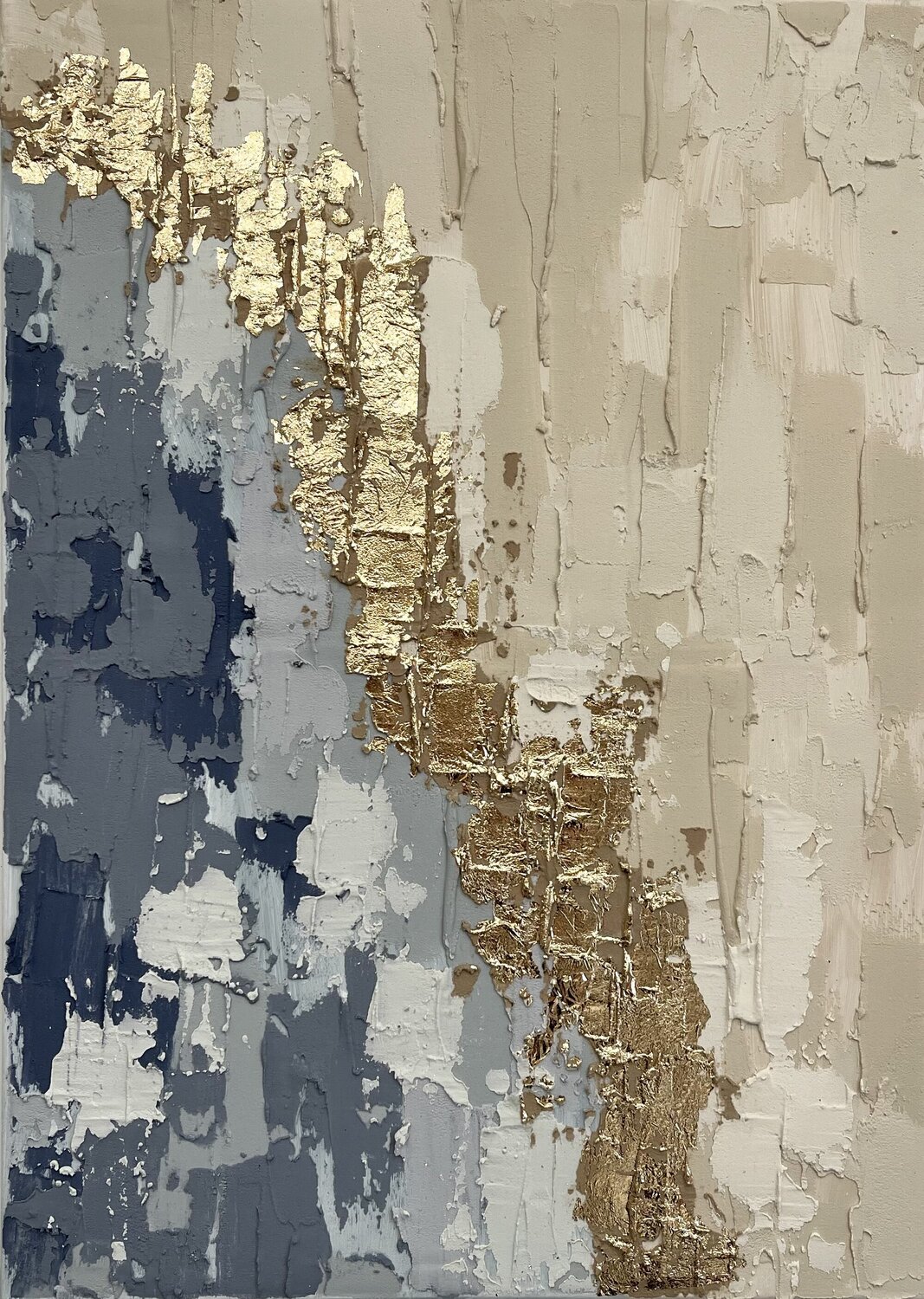 Gilded Erosion Noemi Malpassi Pintura original en venta
