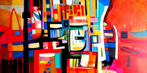 Bululú Bye Bye di Mario Labarca, Pittura in vendita su Singulart