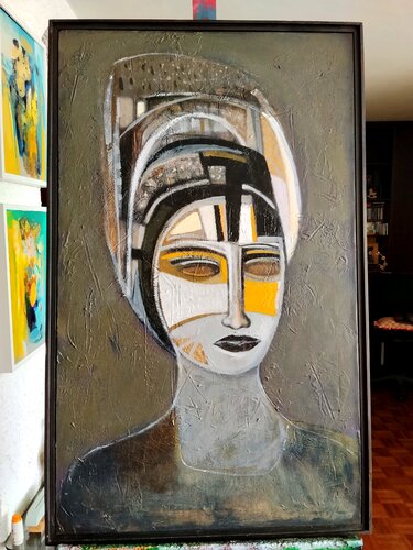 Guerrera by Mario Labarca, Painting for Sale on Singulart