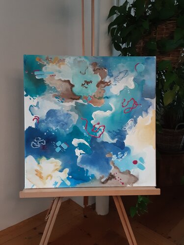 Silent Flow di Sylvie Weinmann, Pittura in vendita su Singulart