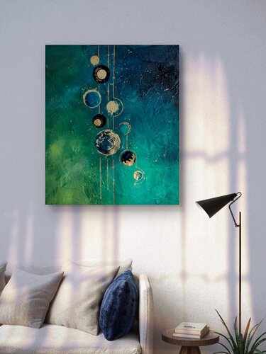 Wo Stille Kreise zieht di Sylvie Weinmann, Pittura in vendita su Singulart