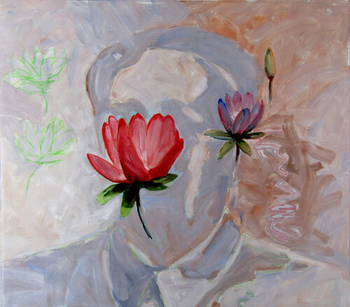 I Painted Over Andy Warhol #346 van Mel Smothers, Schilderij te koop op Singulart