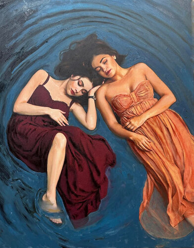 Dreaming of Ophelia II van Bob Moskowitz, Schilderij te koop op Singulart