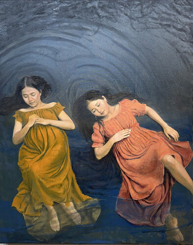 Dreaming of Ophelia III von Bob Moskowitz, Malerei kaufen auf Singulart
