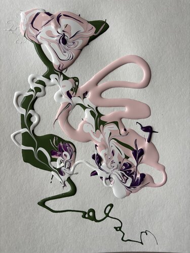 Delania di Keeley Chevrier, Pittura in vendita su Singulart