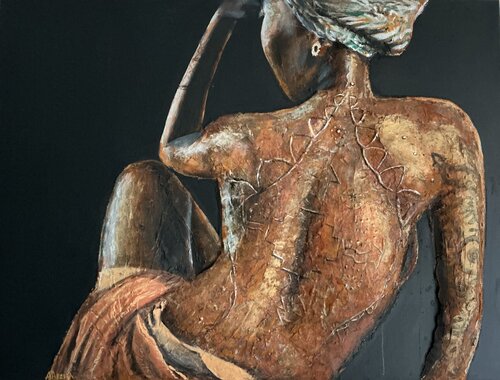 RITUAL - Arte di Ruggine 02 di Andrea Arena, Pittura in vendita su Singulart