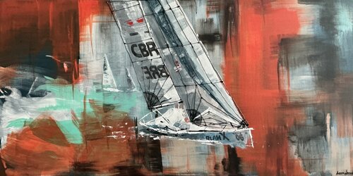 Ultra Sail 01 by Andrea Arena, Painting for Sale on Singulart