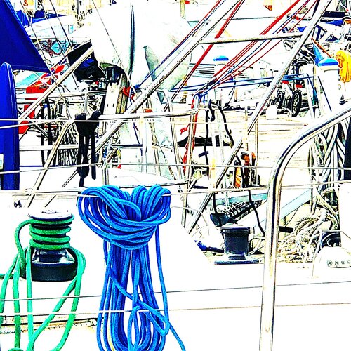 LA VOILE EN COULEUR di Frédéric MOUGENOT, Fotografia in vendita su Singulart