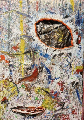 Crude Oil il pupazzo di neve di Rossano Artioli, Pittura in vendita su Singulart