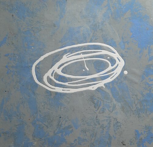 Spirale en fond de brume di Christiane Lea, Pittura in vendita su Singulart