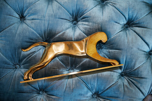 Jumping jaguar de Ágnes Nagy, Escultura a la venta en Singulart
