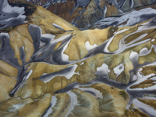 Volcanic Ridges, Iceland 2013 von Hans Strand, Fotografie kaufen auf Singulart